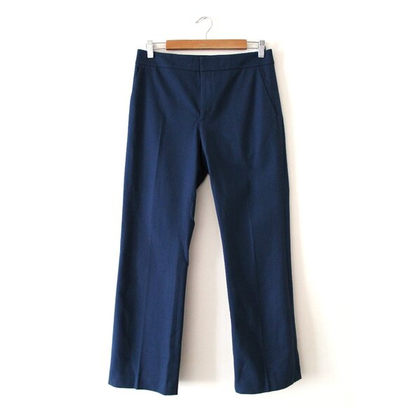 Club Monaco Classic Trouser 29" / Size 4 / Navy Blue Straight Work Career Pants - Picture 3 of 6